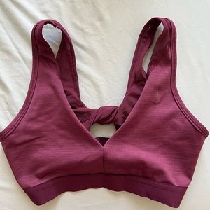 Nike Dri-FIT maroon sports bra